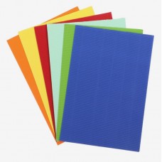 Картон цветной гофрированный Calligrata, А4, 6 листов, 6 цветов
