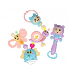 Набор погремушек Крошка Я «Собери меня», 5 шт., нежные цвета Набор погремушек Крошка Я «Собери меня», 5 шт., нежные цвета