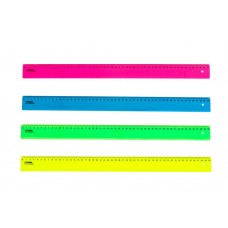 Линейка закройщика пластик 50 см. СТАММ "Neon", непрозрачная, неон. ассорти